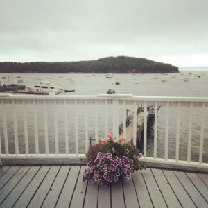 The view from the Bar Harbor Inn