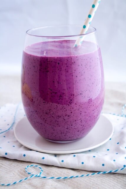 wild blueberry recovery smoothie 2