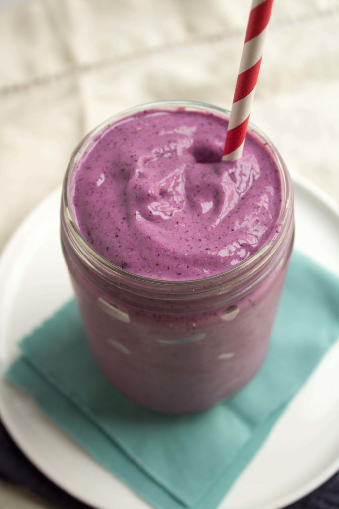 Wild Blueberry Protein Smoothie