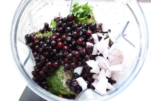 Wild Blueberry Gazpacho Ingredients