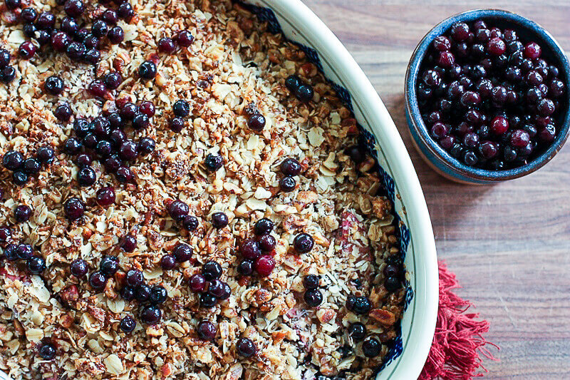 Wild Blueberry Crisp