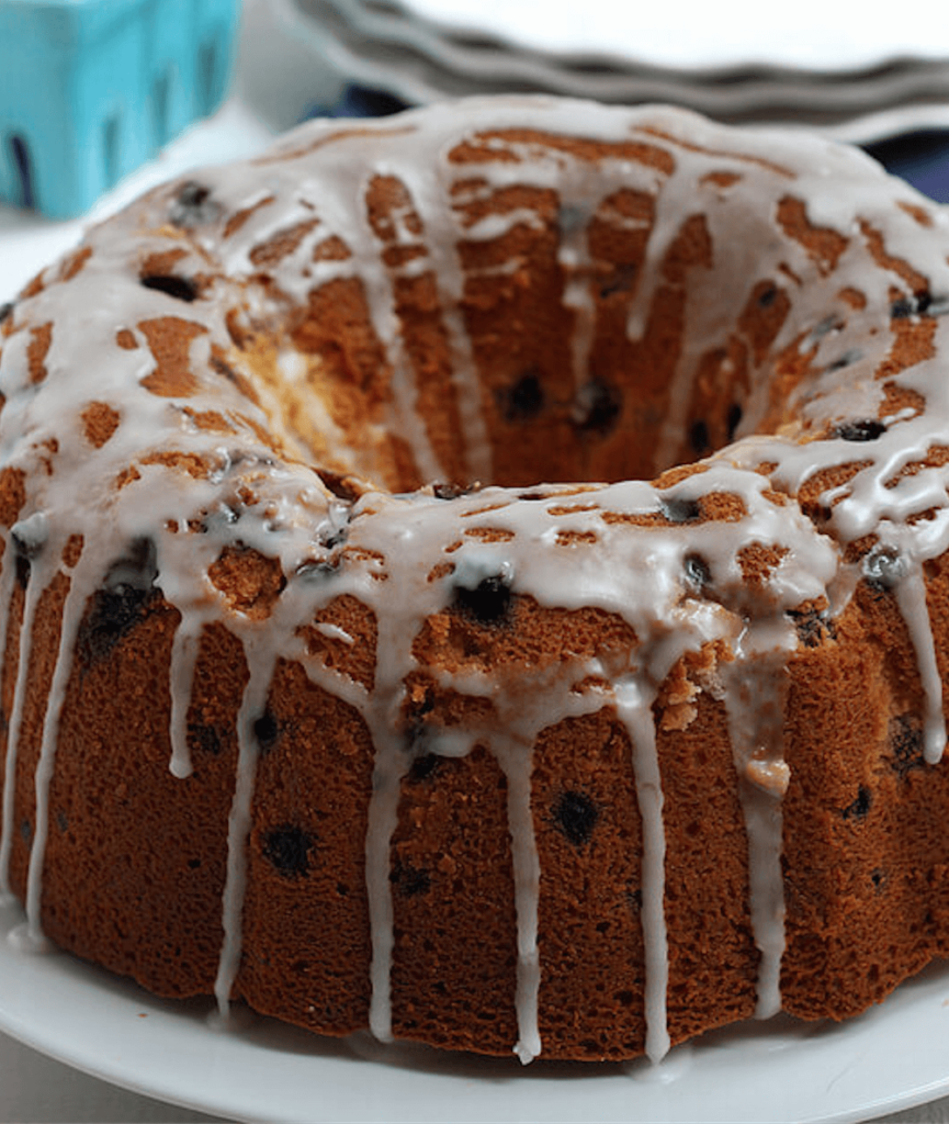 Wild Blueberry Bundt Cake