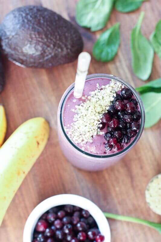 Creamy Wild Blueberry Smoothie