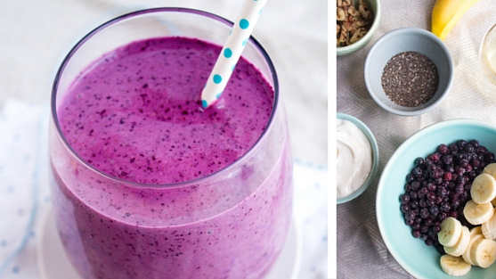 Wild Blueberry Post-Workout Recovery Smoothie