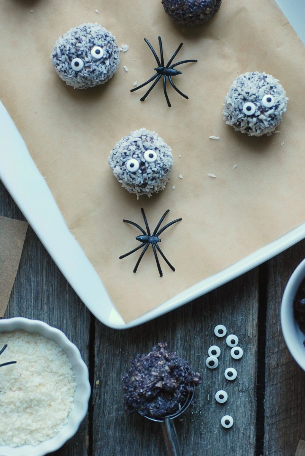 Spooky Wild Blueberry Boo-Berry Snack Ball Recipe | Wild Blueberries
