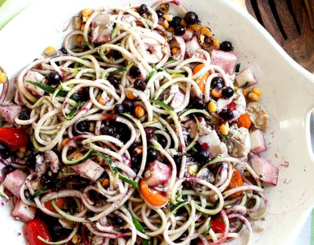 Wild Blueberry Zoodle Bowl