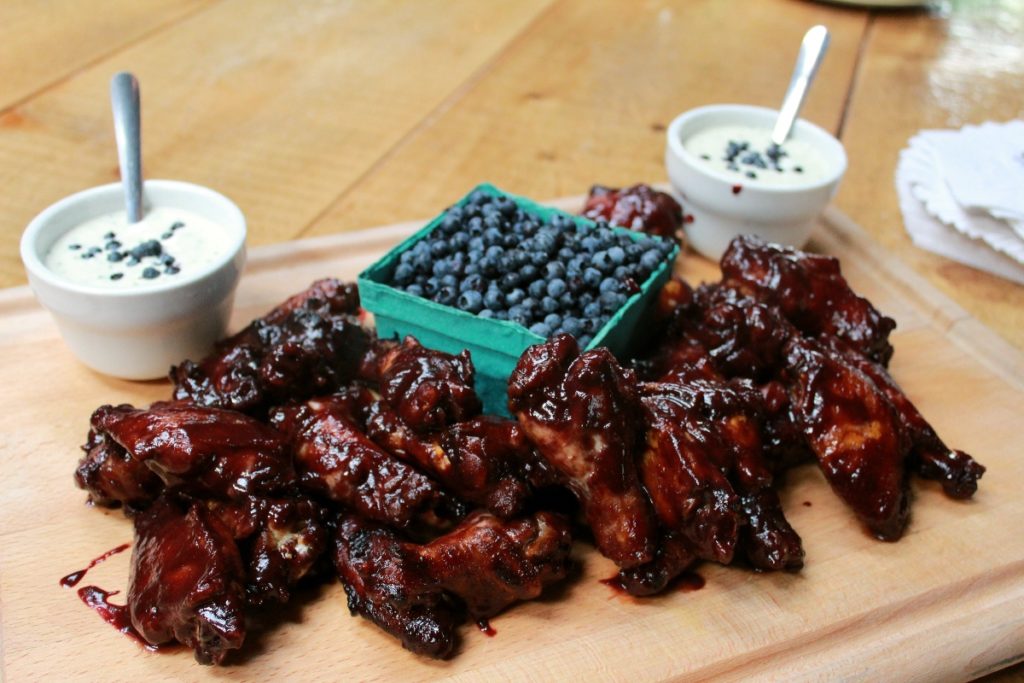 wild blueberry chicken wings