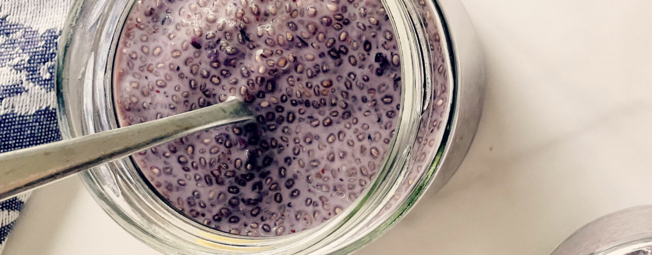 Wild Blueberry Chia Seed Pudding